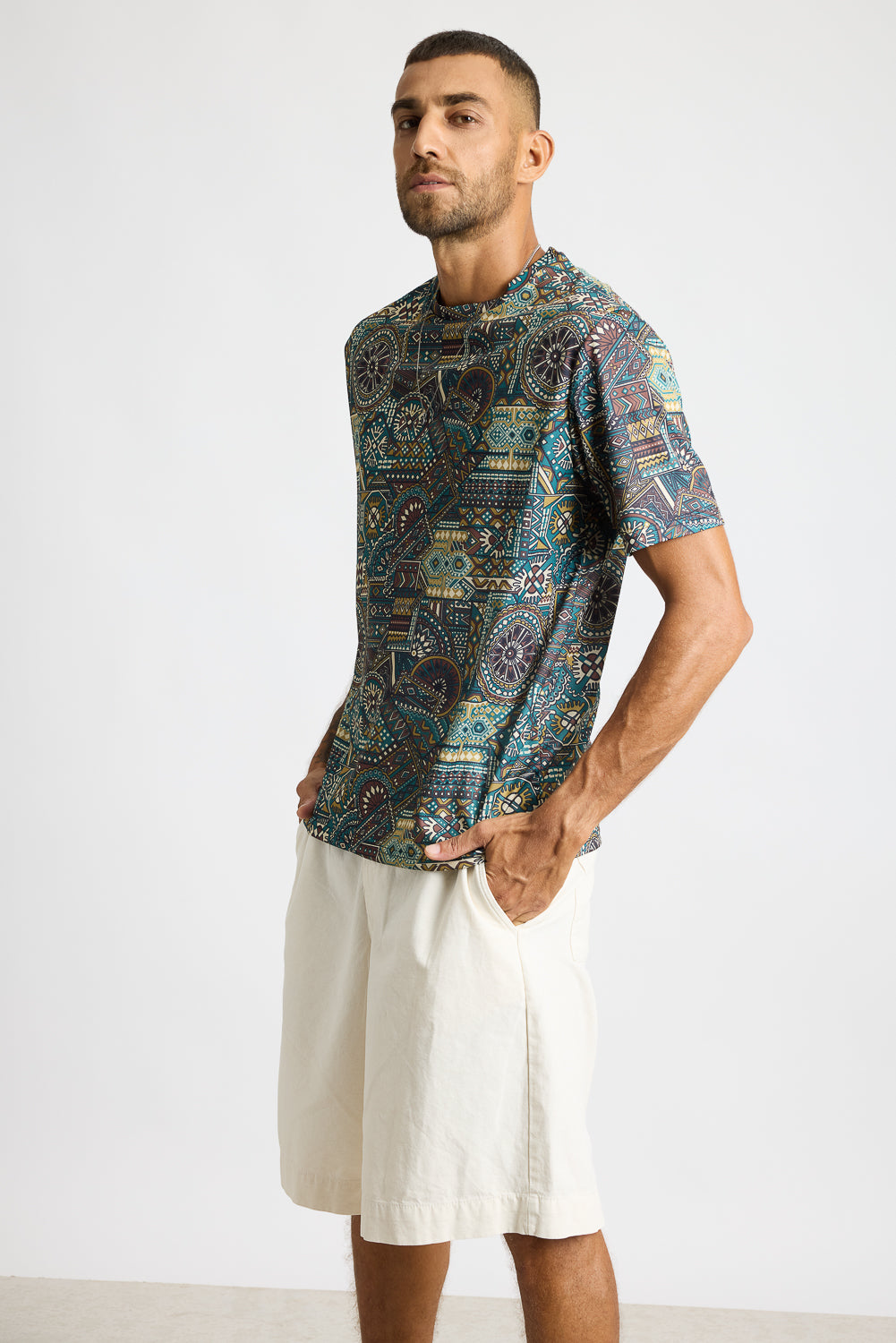 Printed Men's T-Shirt - Artsy Motifs
