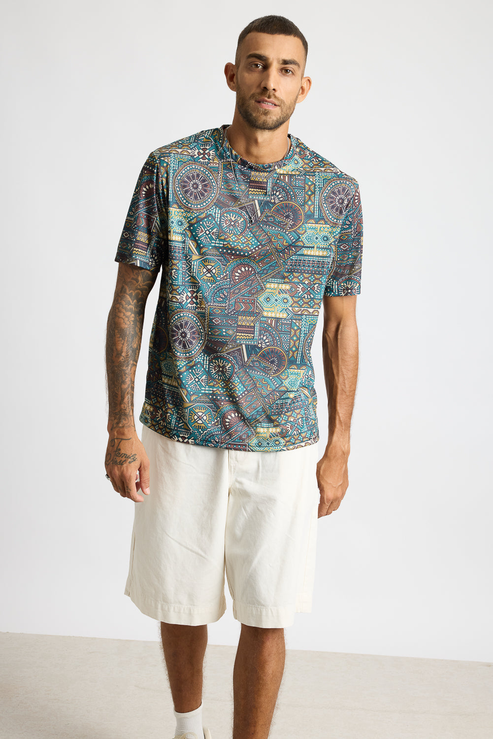 Printed Men's T-Shirt - Artsy Motifs