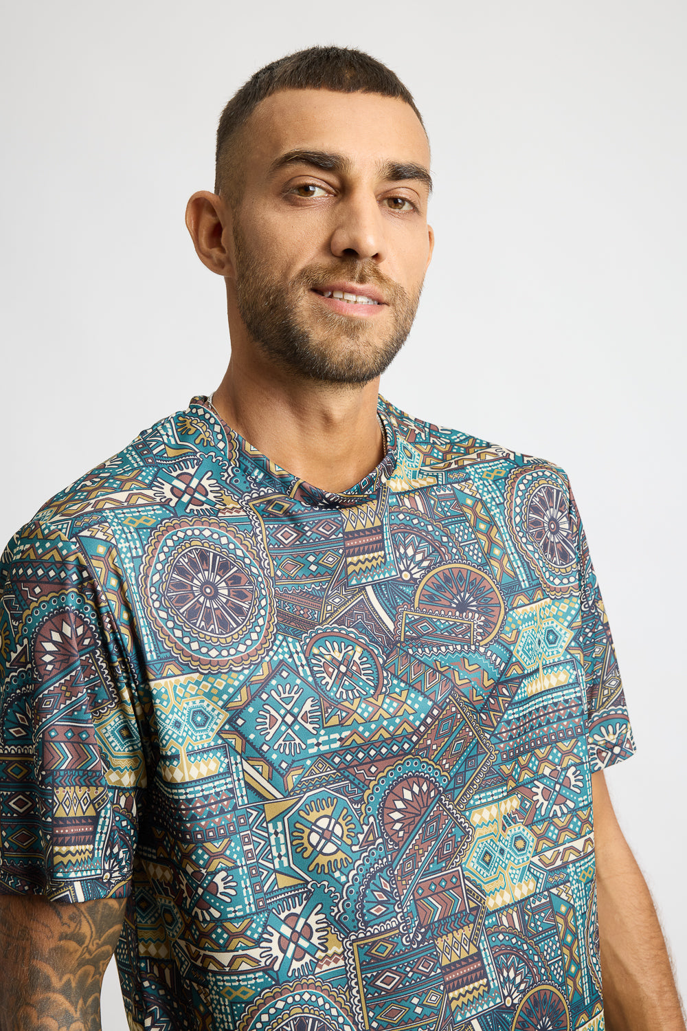 Printed Men's T-Shirt - Artsy Motifs