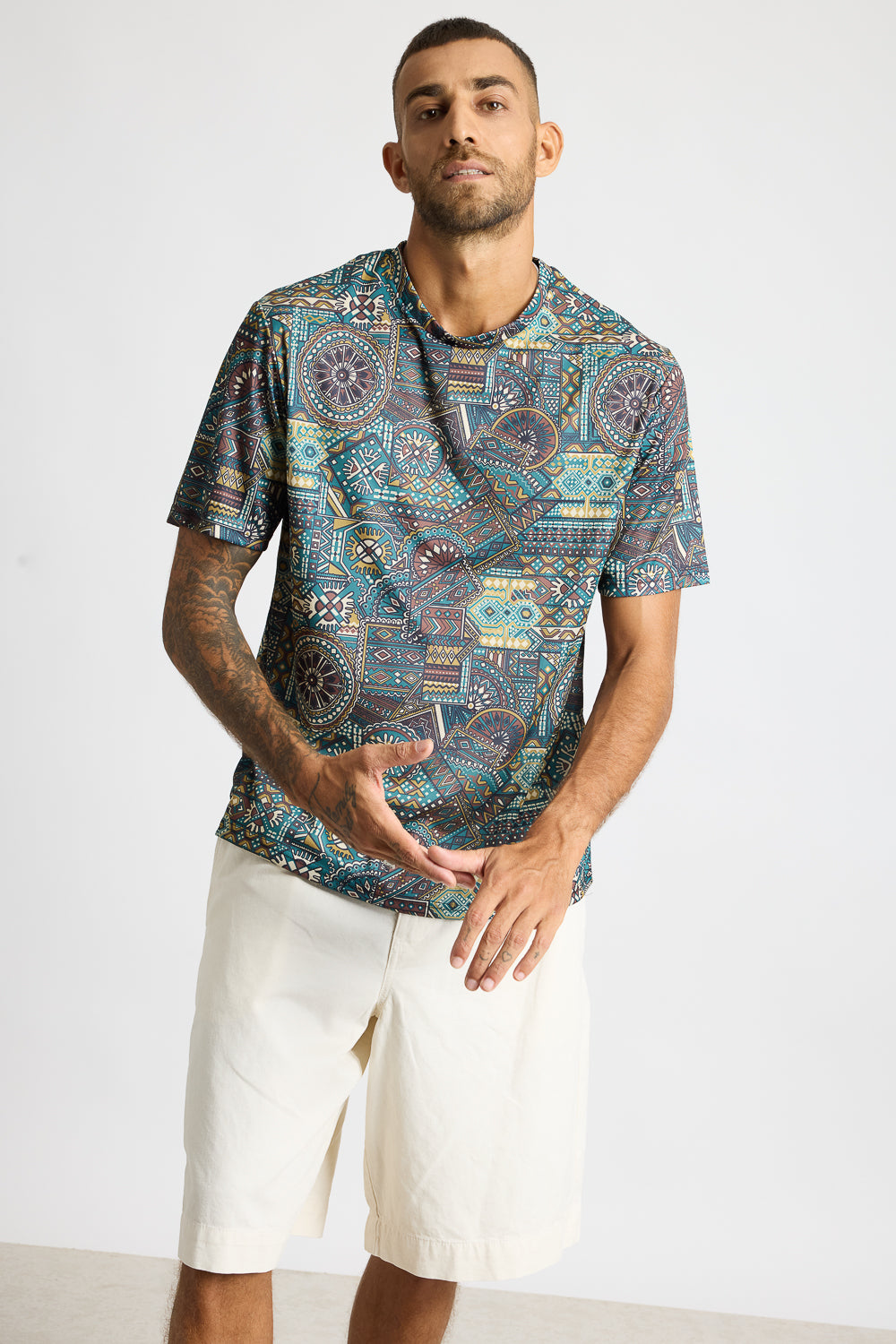 Printed Men's T-Shirt - Artsy Motifs