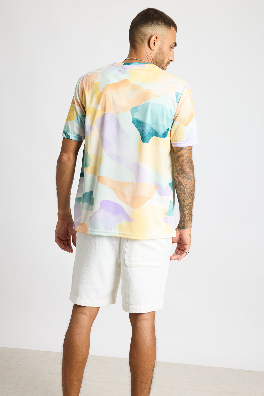 Printed Men's T-Shirt - Hypnotic Hues