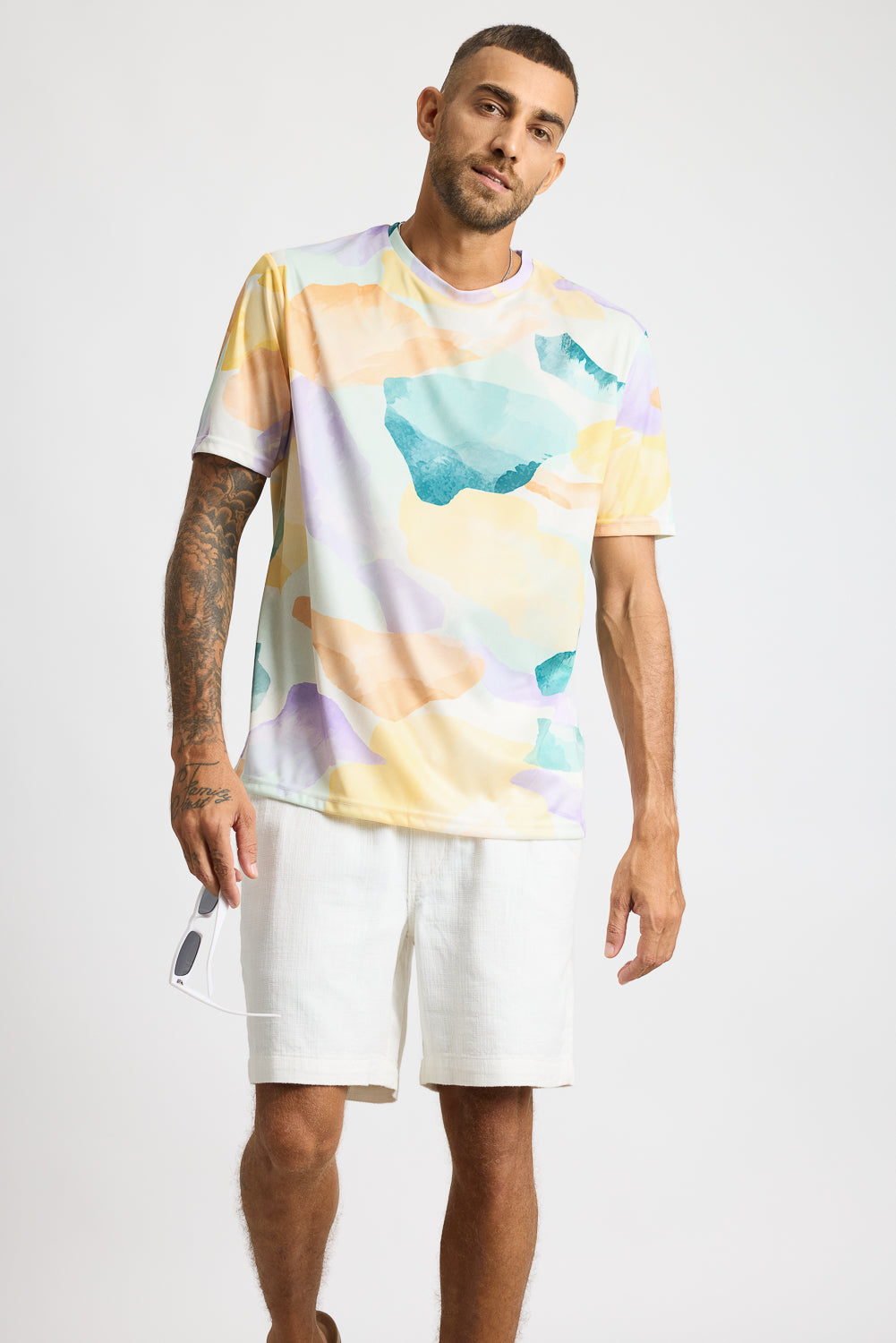 Printed Men's T-Shirt - Hypnotic Hues