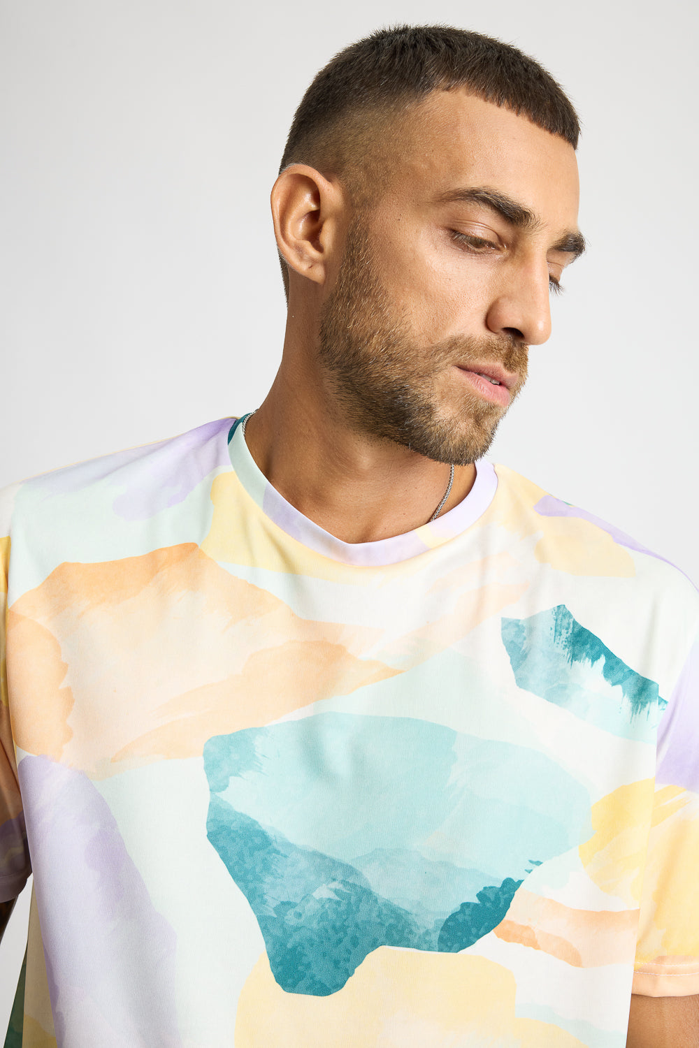 Printed Men's T-Shirt - Hypnotic Hues