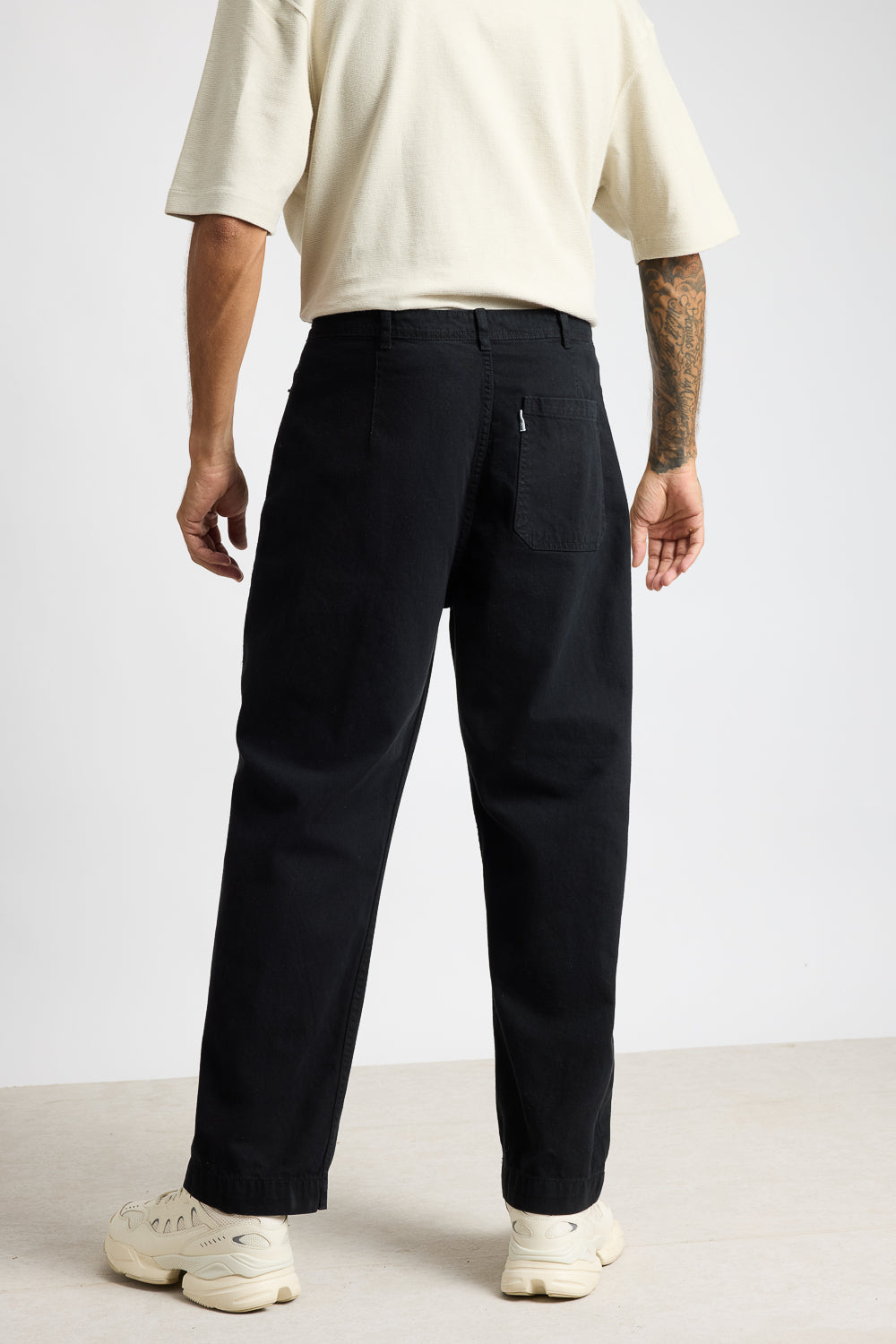 Casual Black Men's Straight Jeans