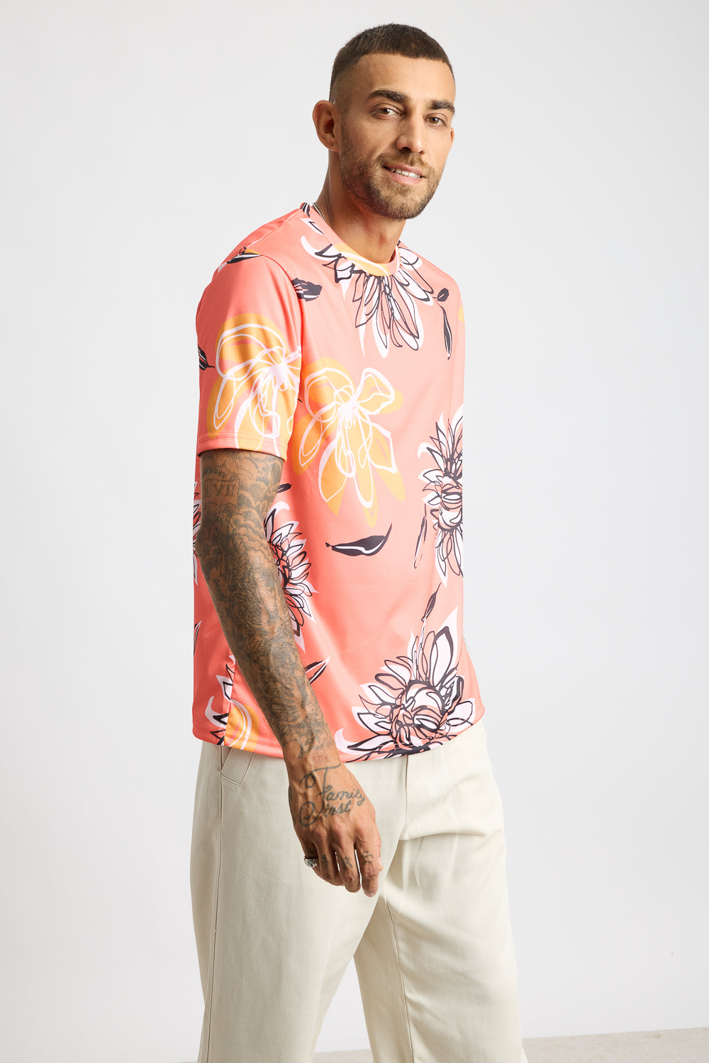 Printed Men's T-Shirt - Bloom