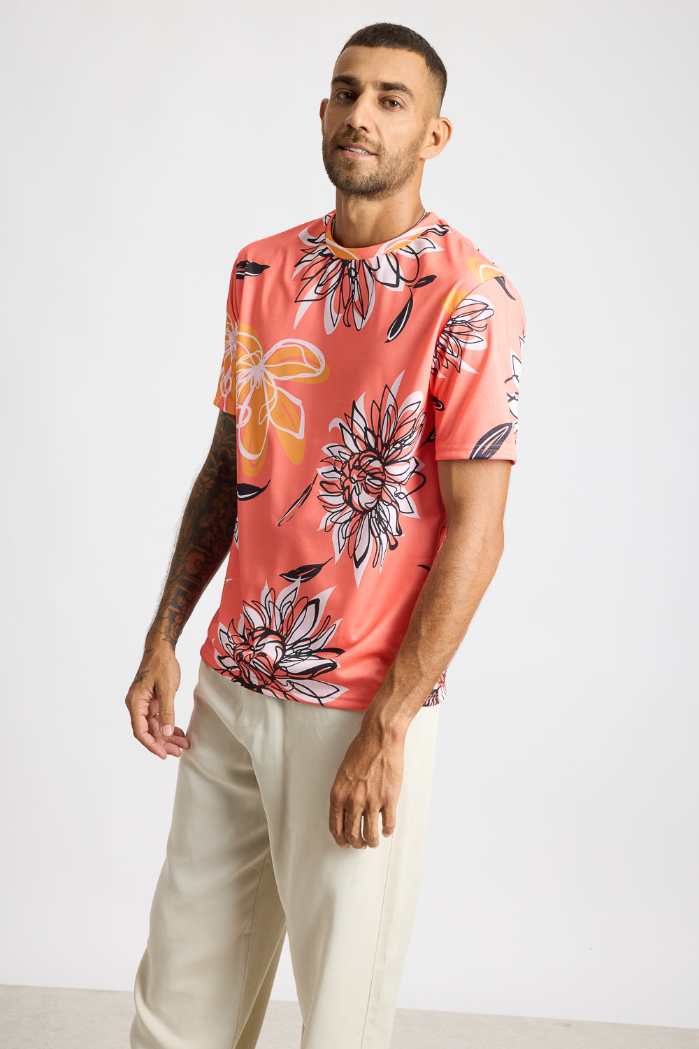 Printed Men's T-Shirt - Bloom