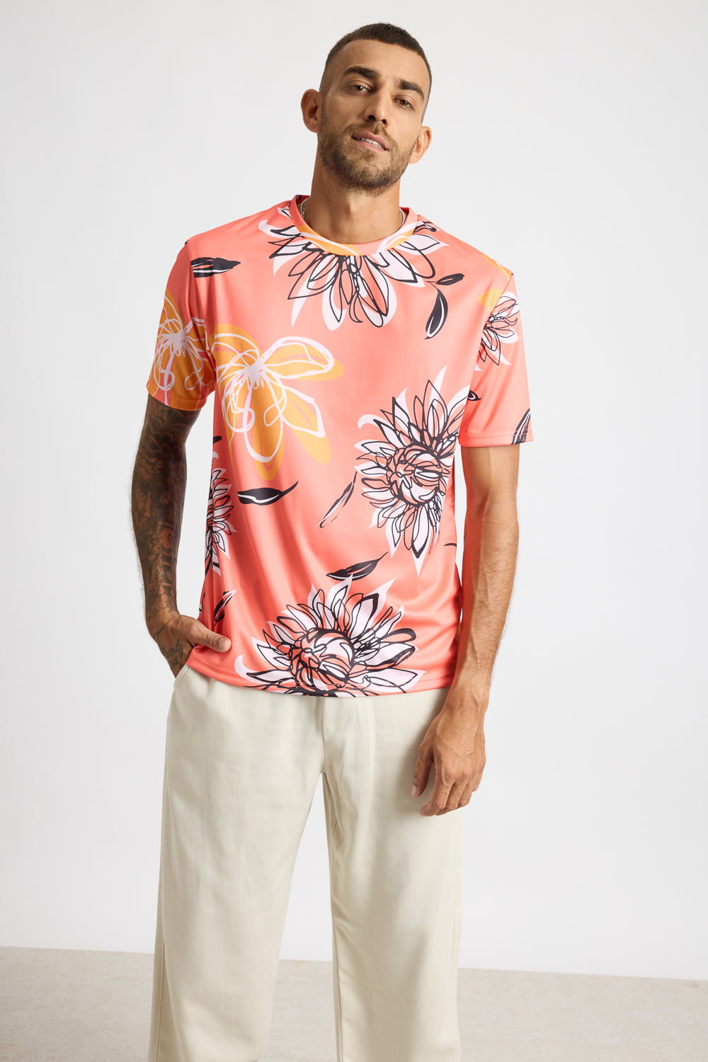 Printed Men's T-Shirt - Bloom