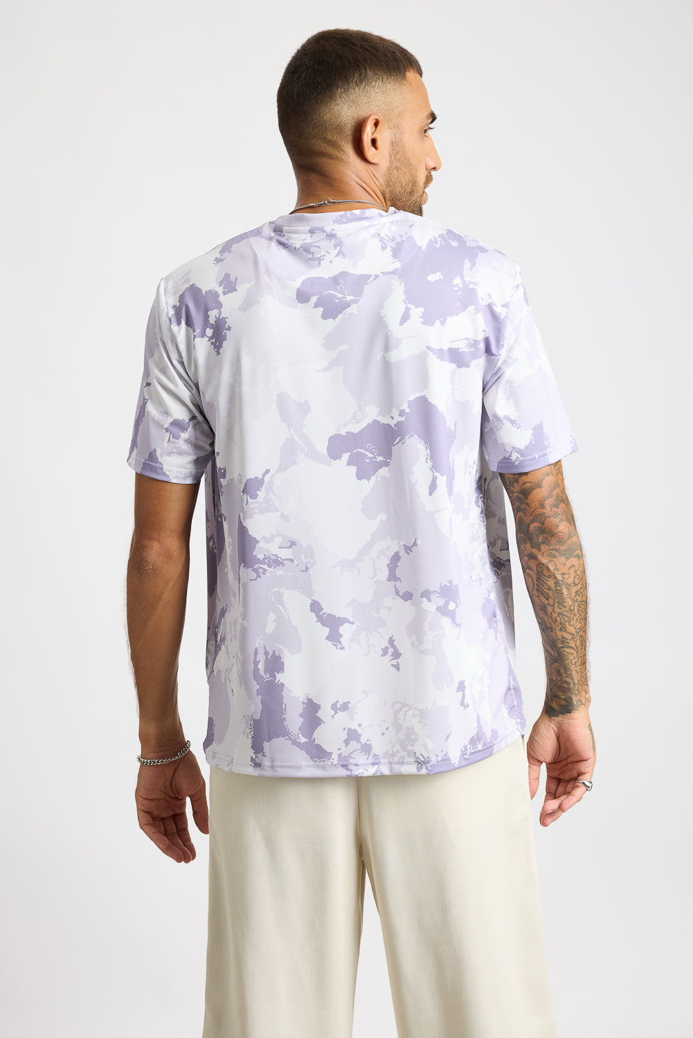 Printed Men's T-Shirt - Light Camo