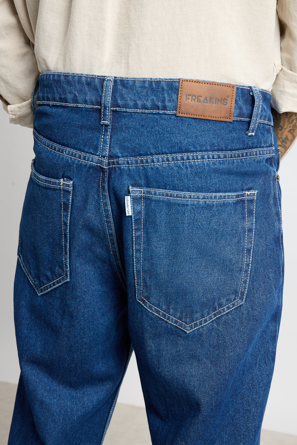 Electric Blue Men's Straight Fit Jeans