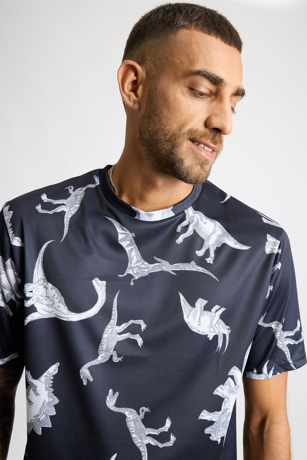Printed Men's T-Shirt - Dinosaurs
