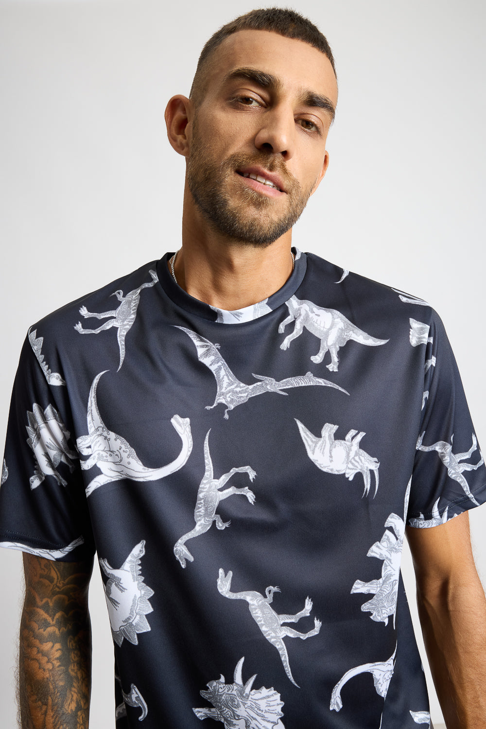 Printed Men's T-Shirt - Dinosaurs