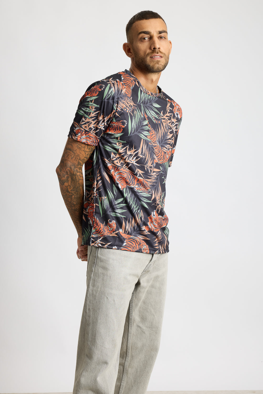 Printed Men's T-Shirt - Tropics