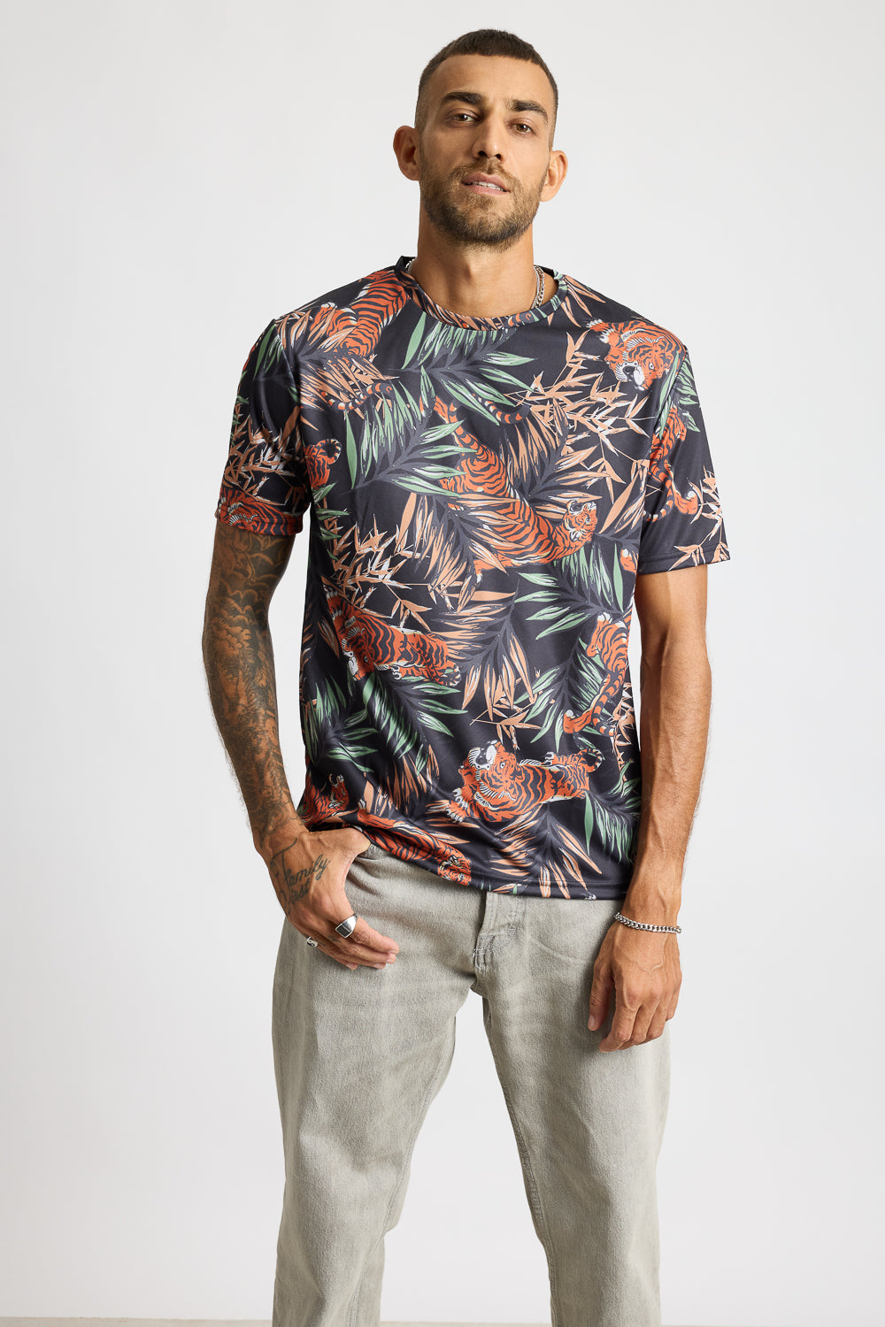 Printed Men's T-Shirt - Tropics