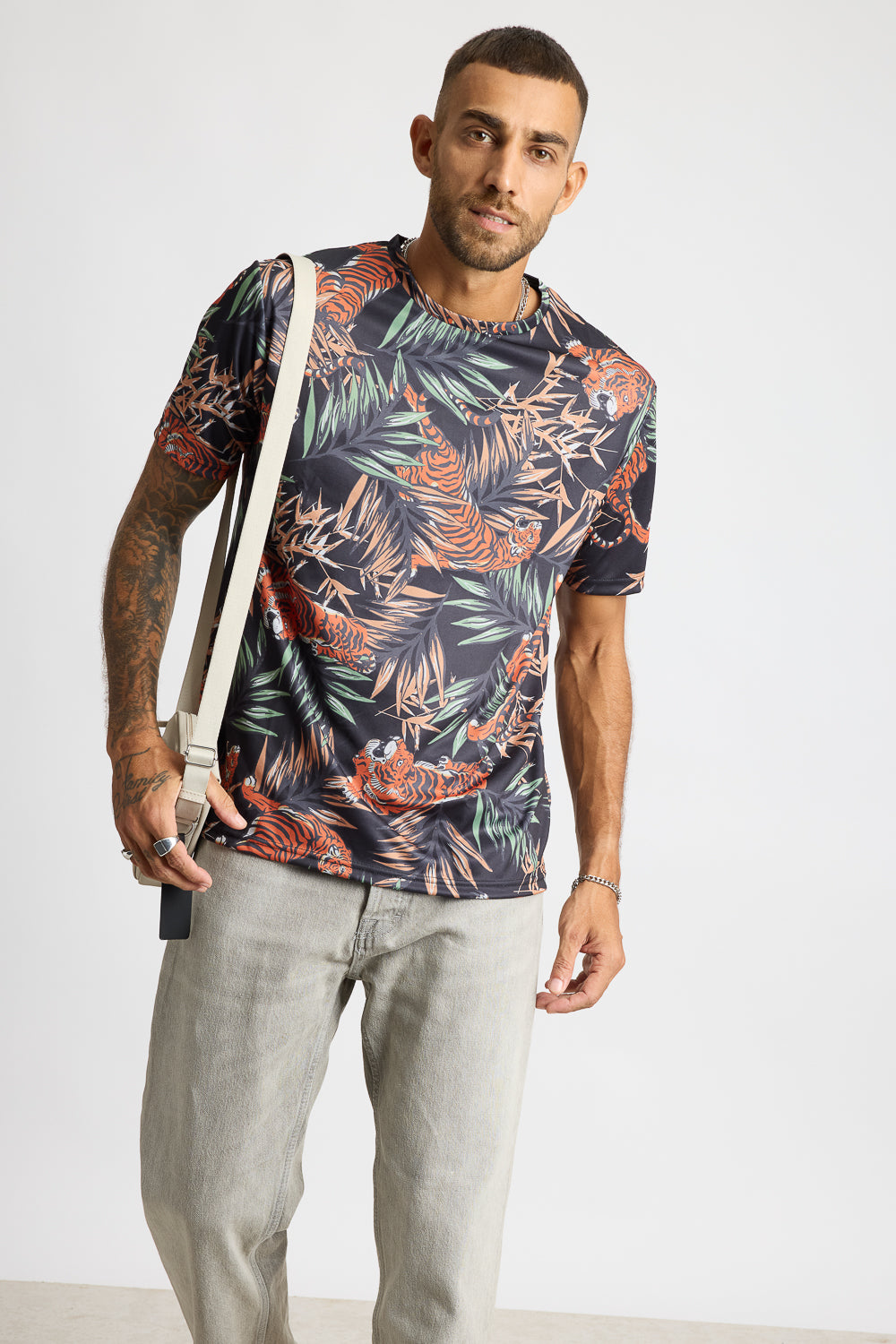 Printed Men's T-Shirt - Tropics