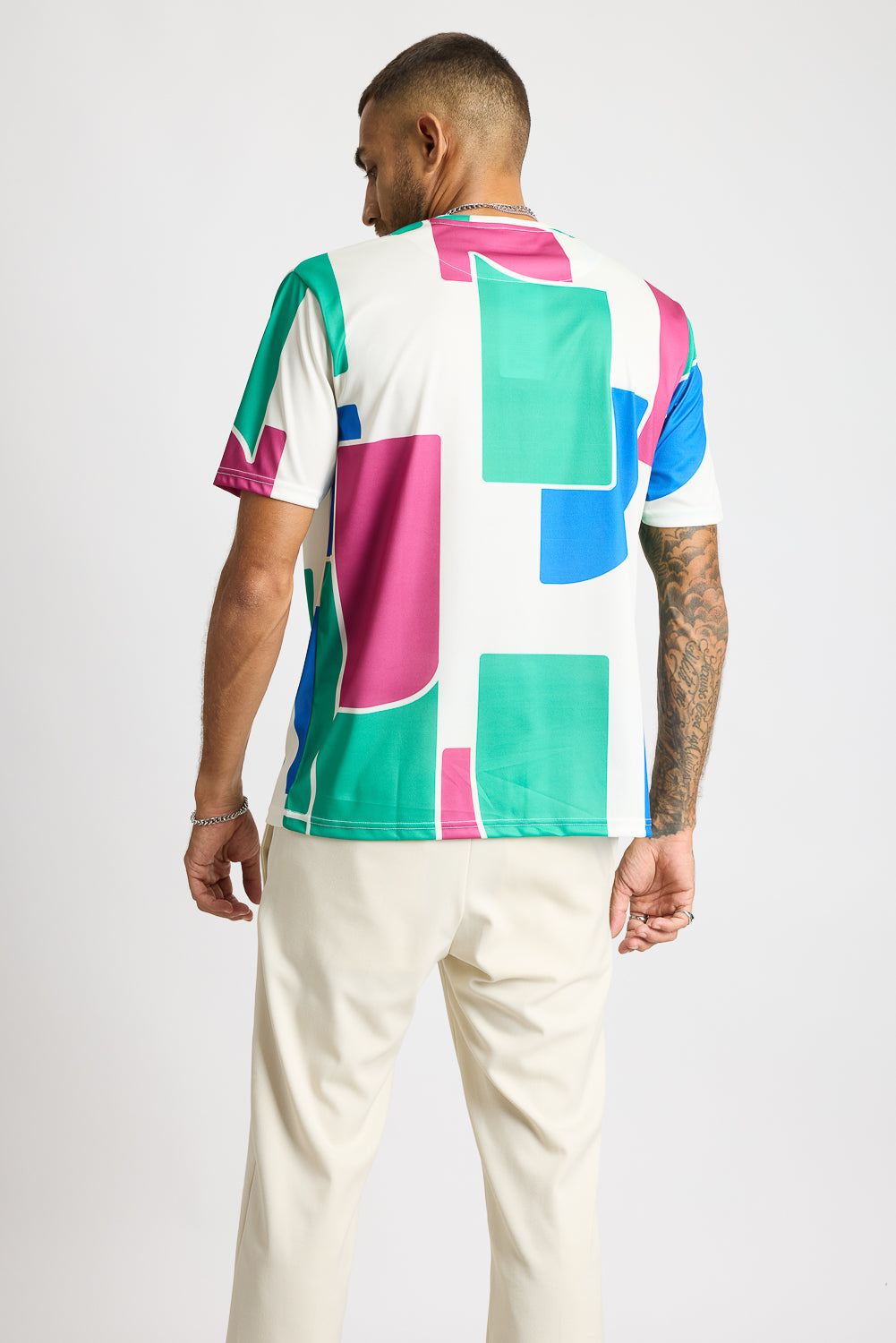 Printed Men's T-Shirt - Geometric Groove