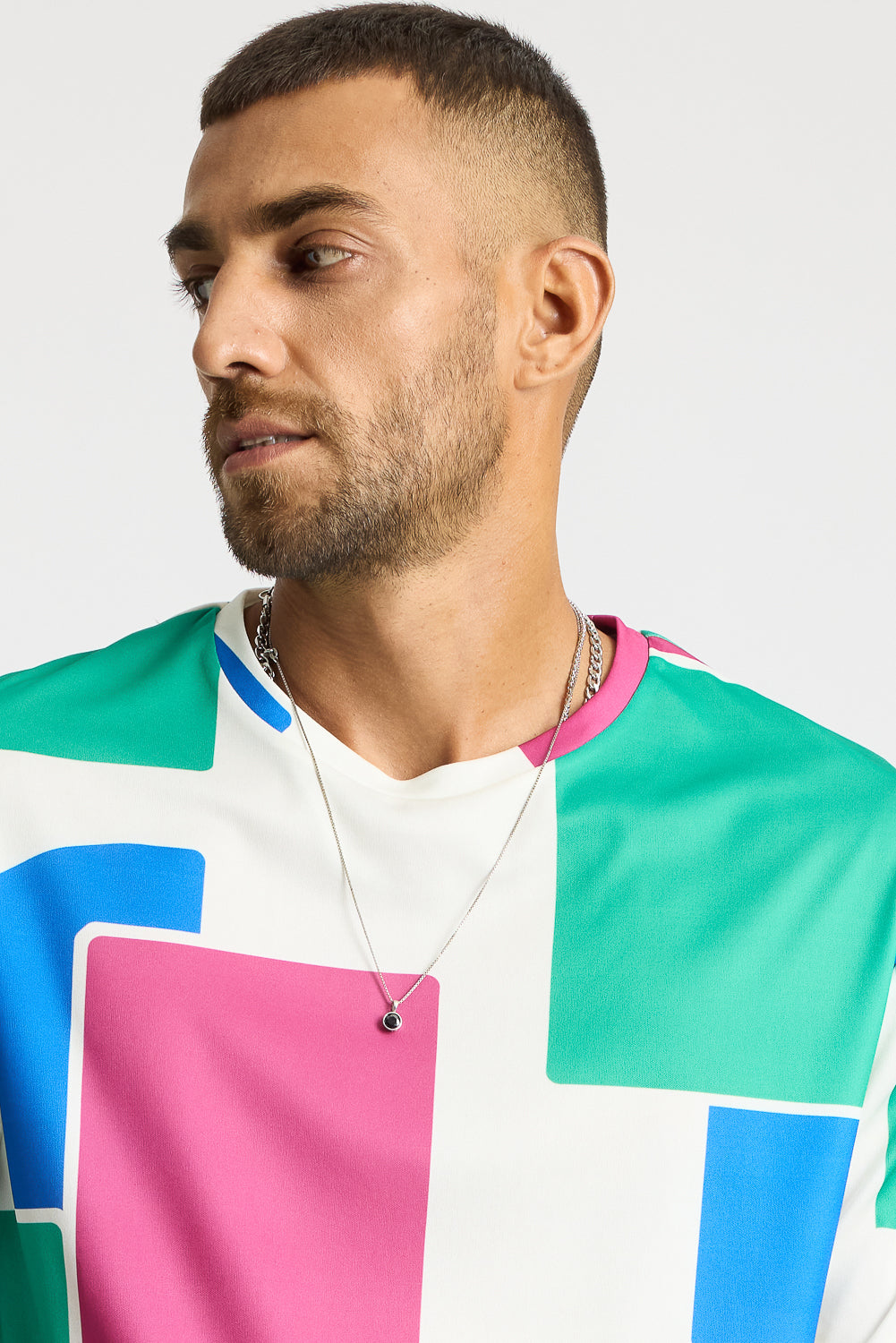 Printed Men's T-Shirt - Geometric Groove