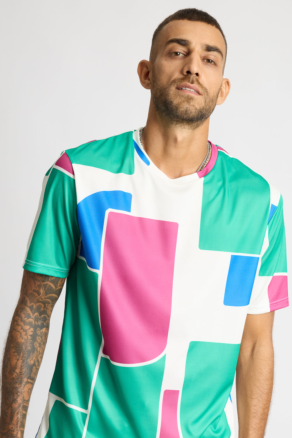 Printed Men's T-Shirt - Geometric Groove