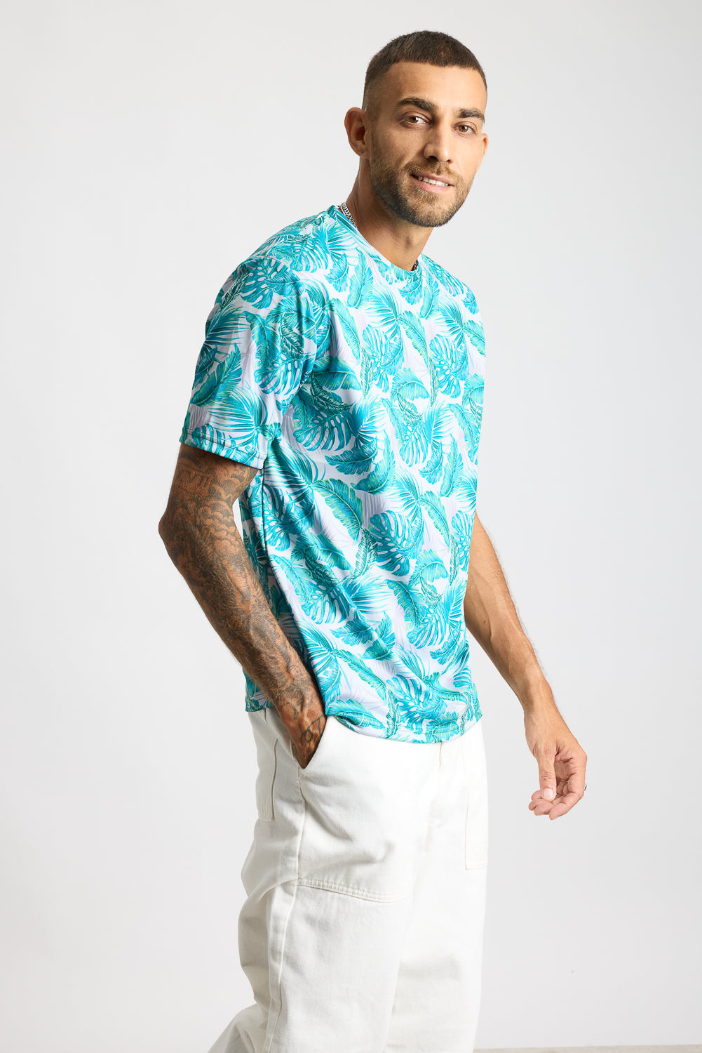 Printed Men's T-Shirt - Oasis