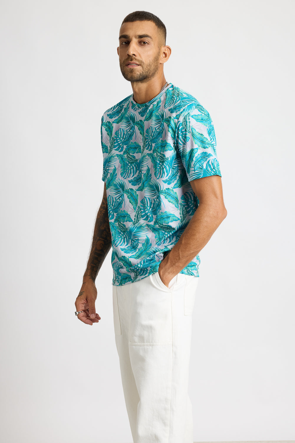 Printed Men's T-Shirt - Oasis