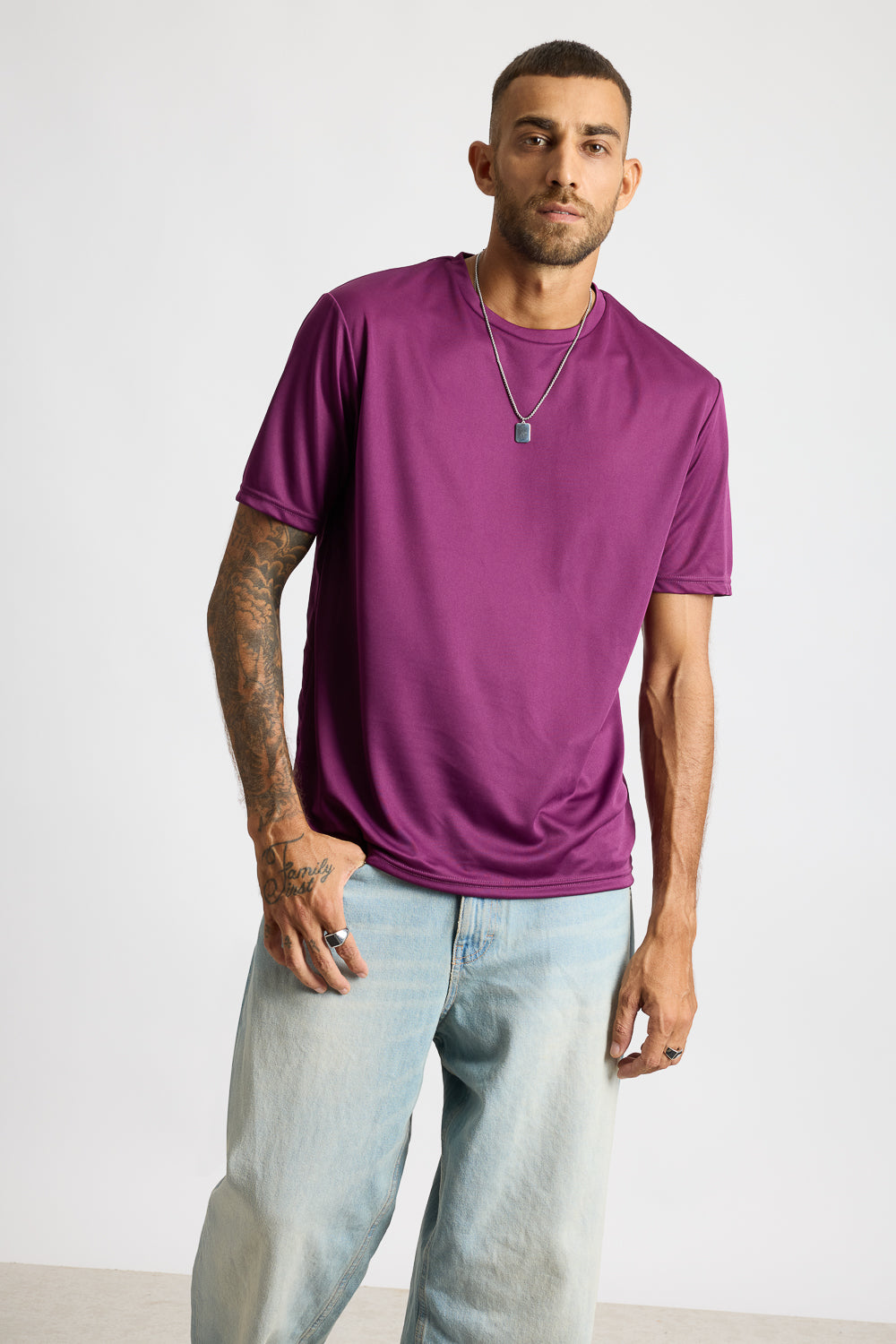 AOP Men's T-shirt - Classic Purple