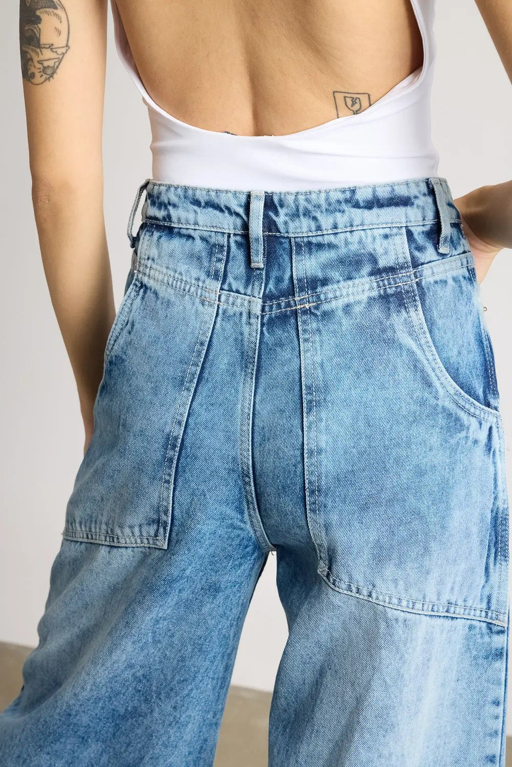 Vintage 90's Blue Women's Flare Jeans