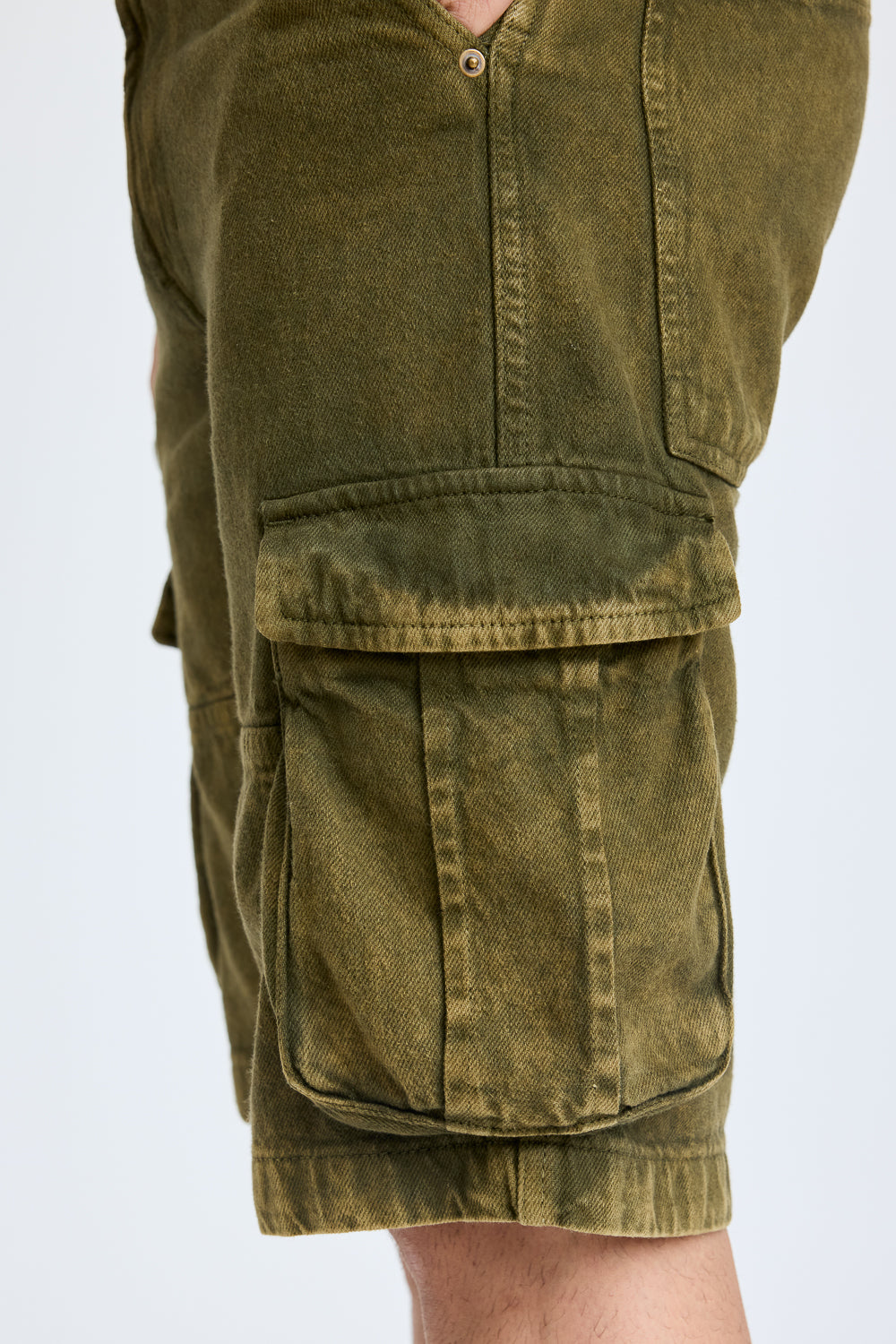 Men's Olive Cargo Shorts