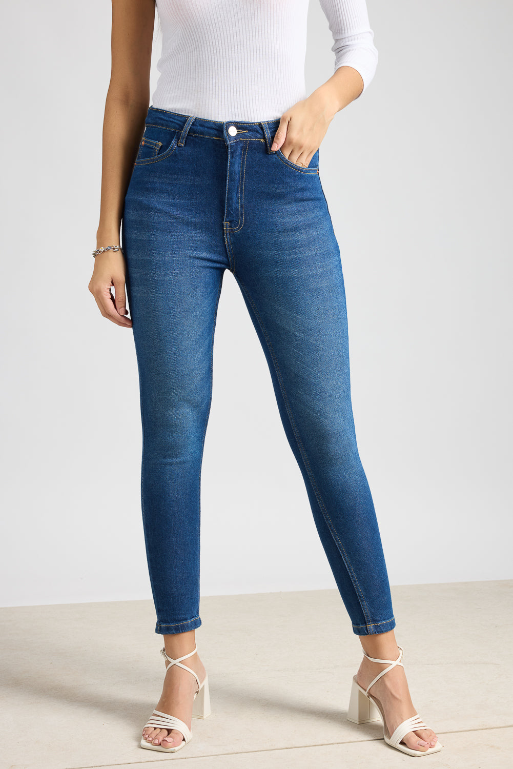 Deep Indigo Women's Skinny Jeans