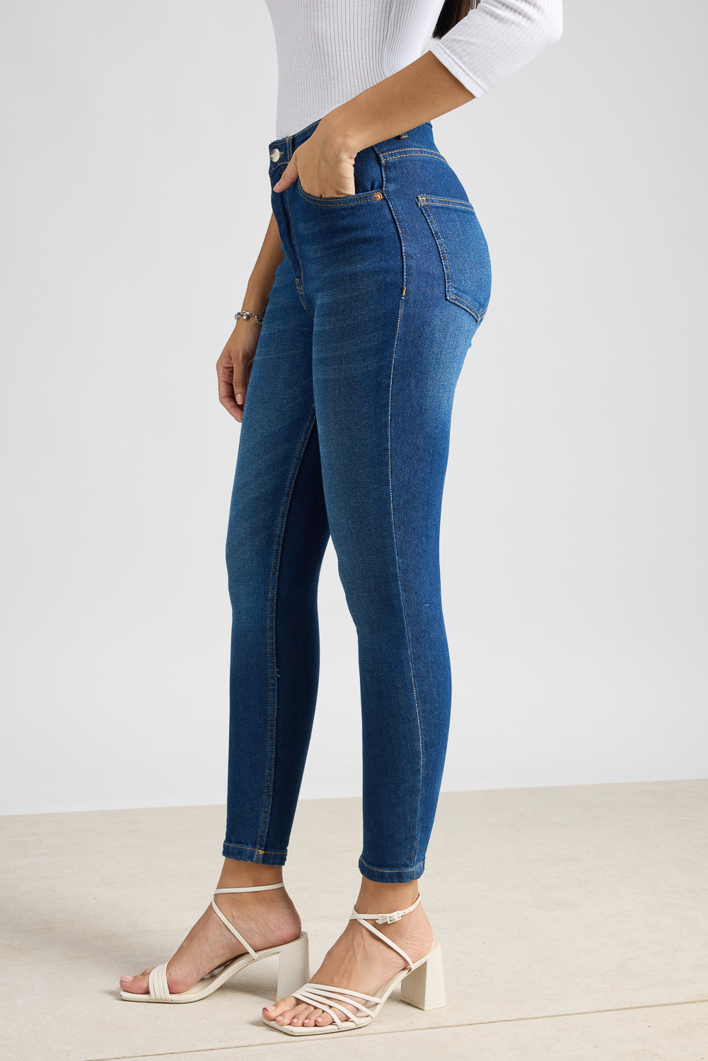 Deep Indigo Women's Skinny Jeans