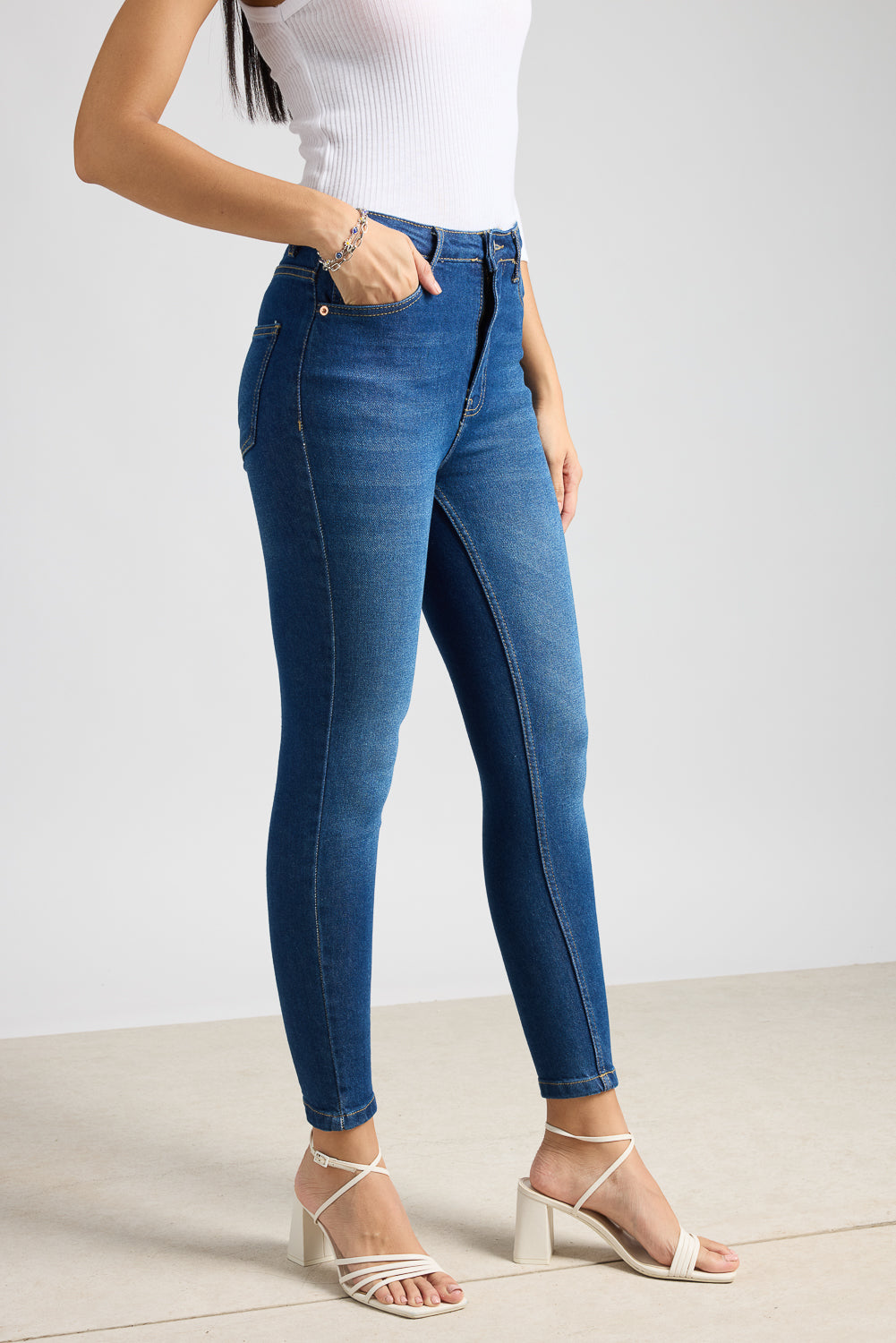 Deep Indigo Women's Skinny Jeans