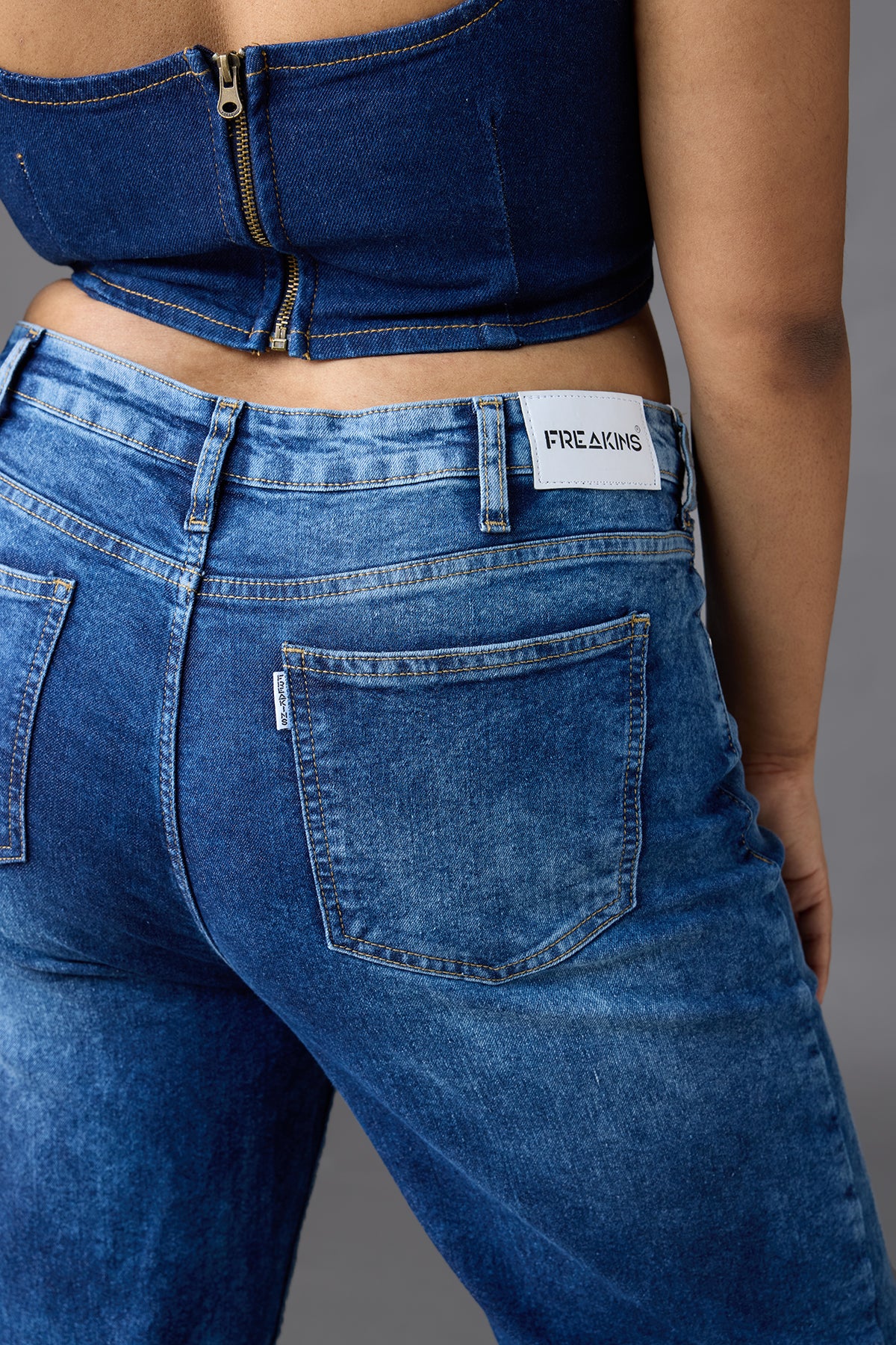 Curve Blue Maytime Straight Jeans