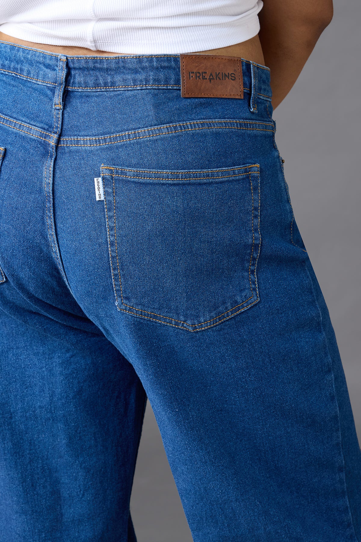 Curve Classic Throwback Blue Distressed Bootcut Jeans