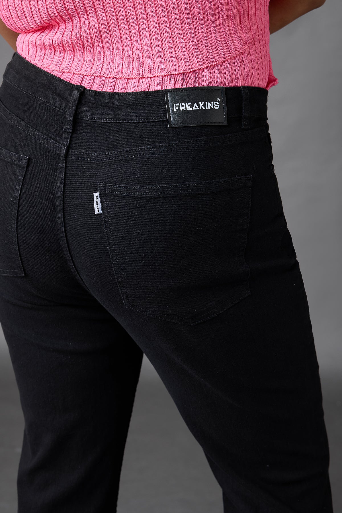 Curve Black High Waisted Slim Bootcut Jeans
