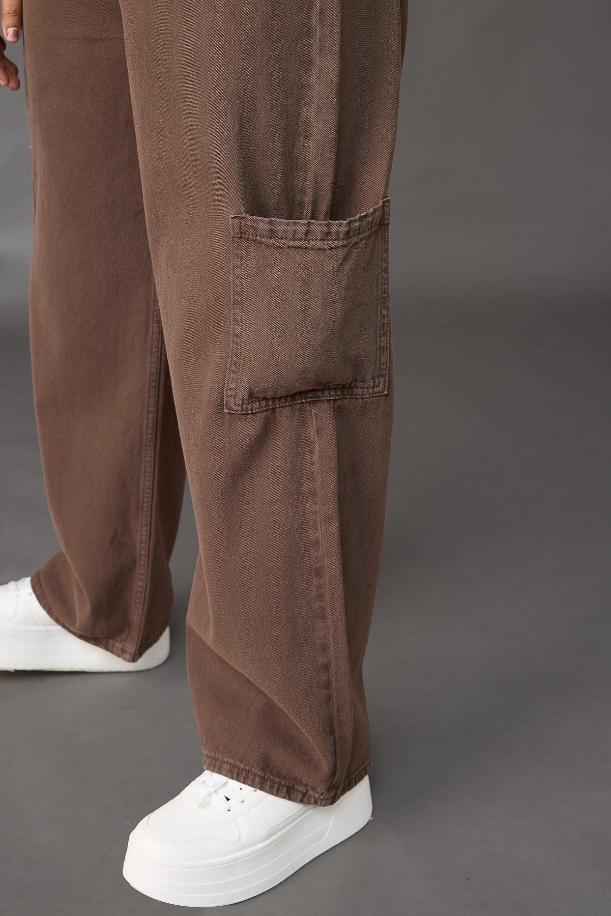 Curve Rich Timber Straight Cargo Jeans