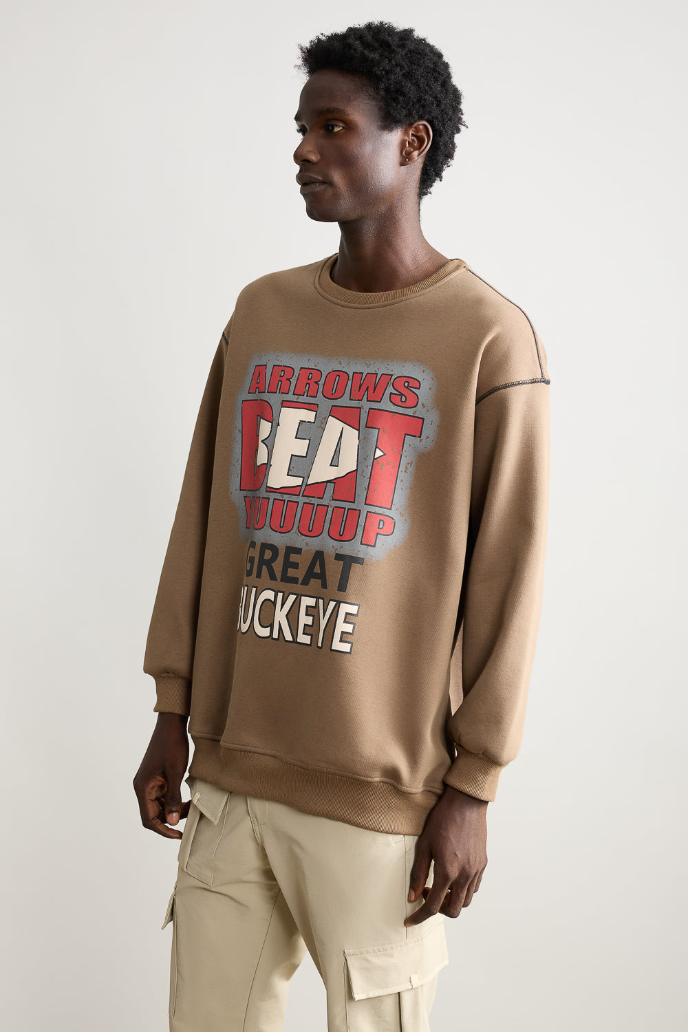 Oversized Vivid Men's Sweatshirt