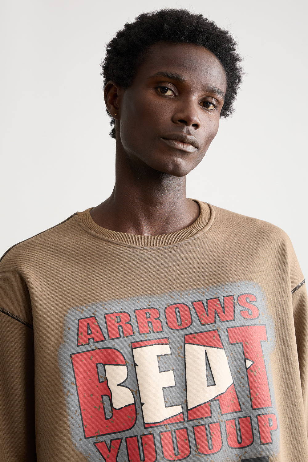 Oversized Vivid Men's Sweatshirt