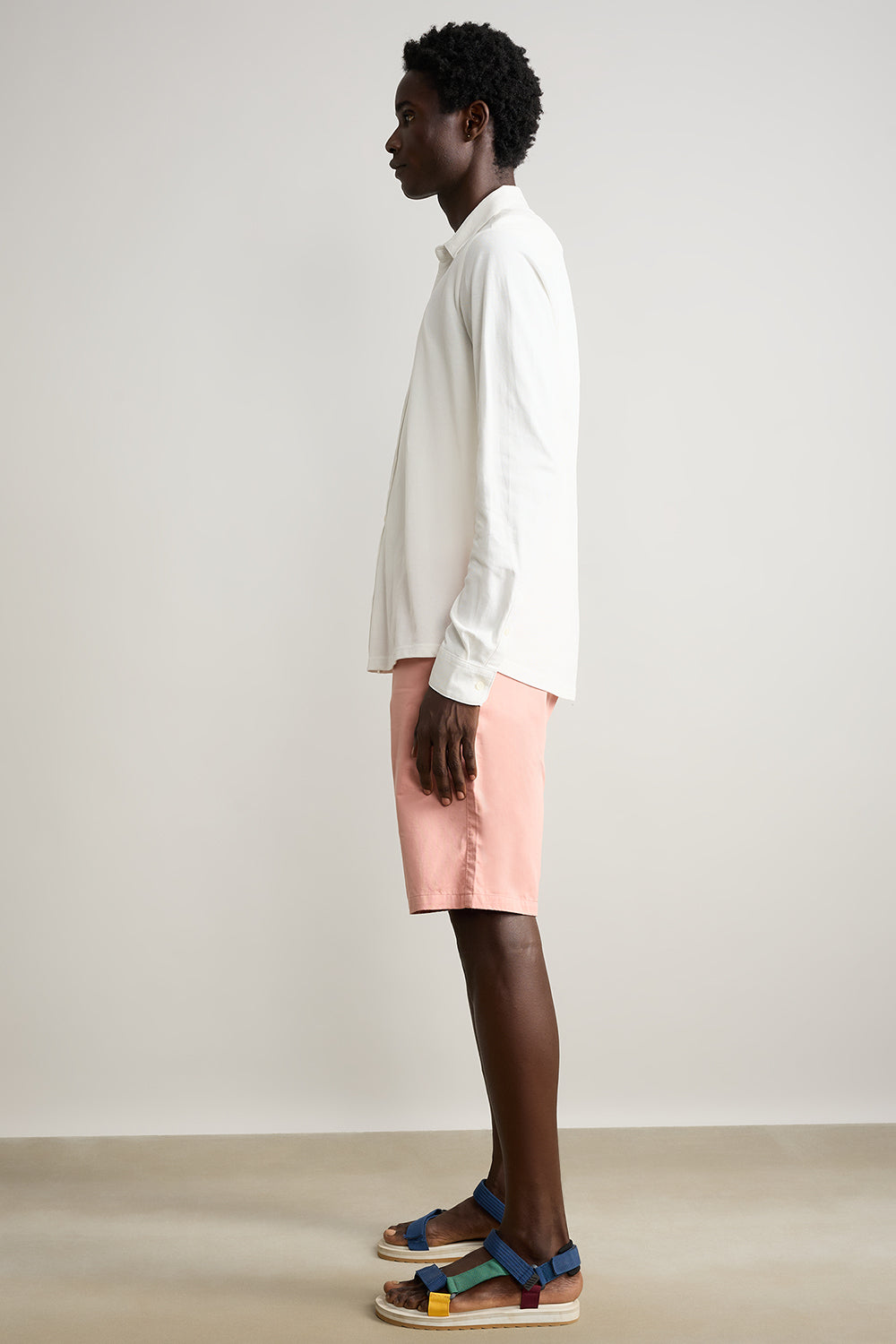 Classic Solid Men's Shirt - Cloud Dancer