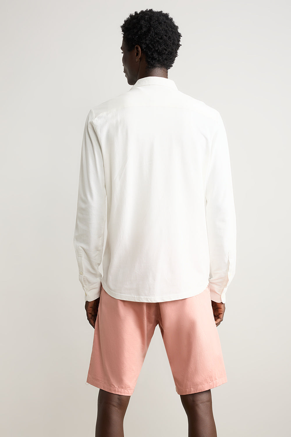 Classic Solid Men's Shirt - Cloud Dancer