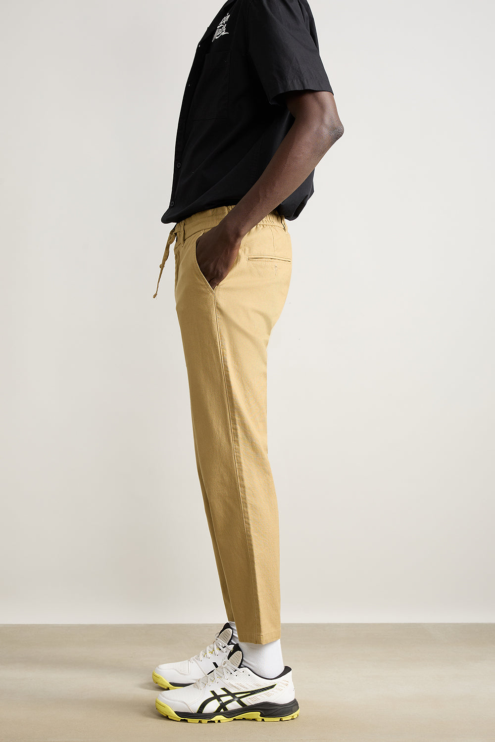 Men's Khaki Summer Joggers