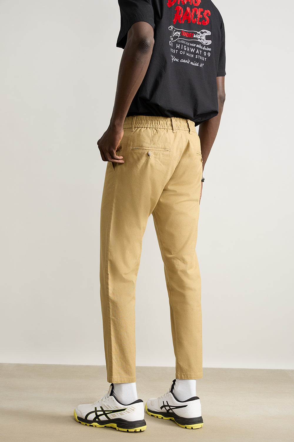 Men's Khaki Summer Joggers
