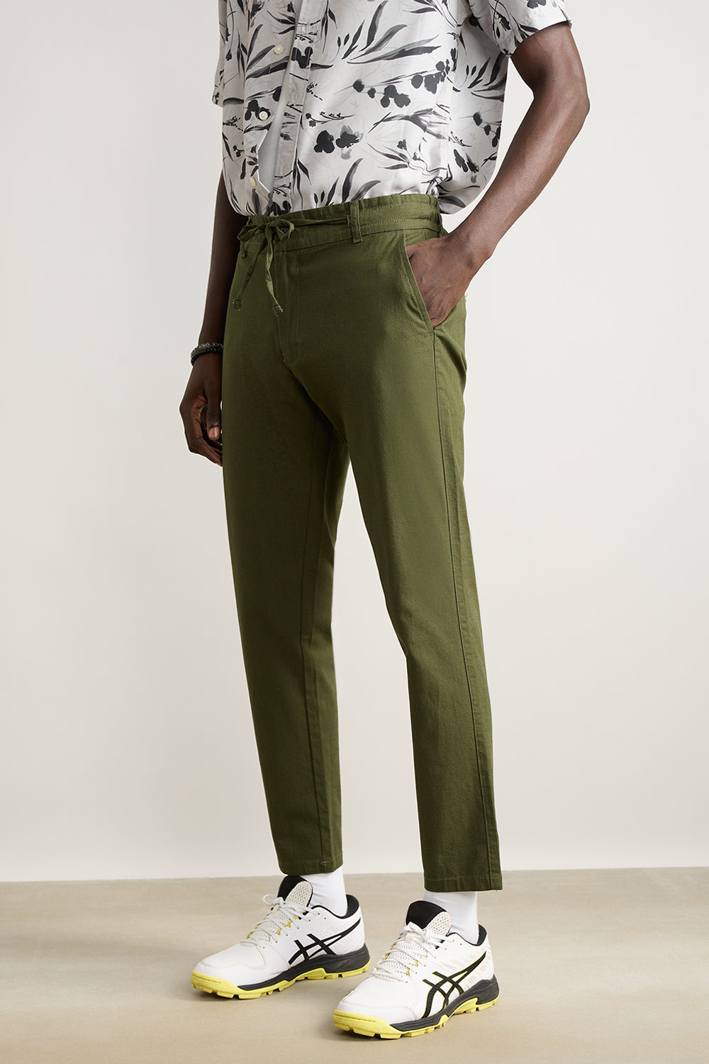 Men's Mint Green Summer Joggers