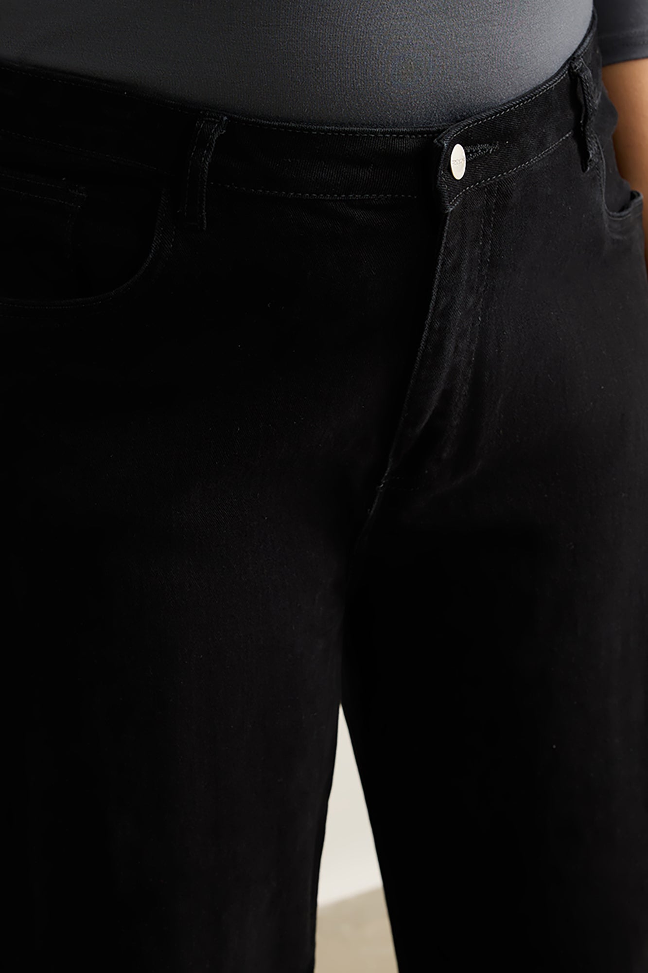 Curve BeastMode Black Straight Jeans