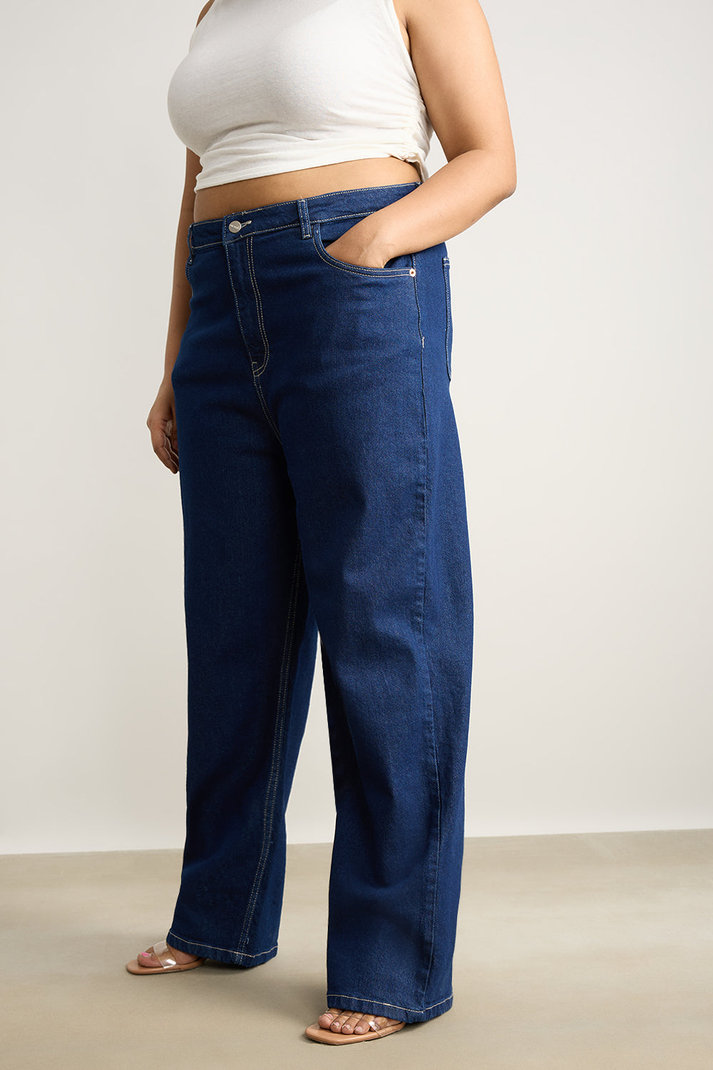 Curve Classic Blue Straight Jeans
