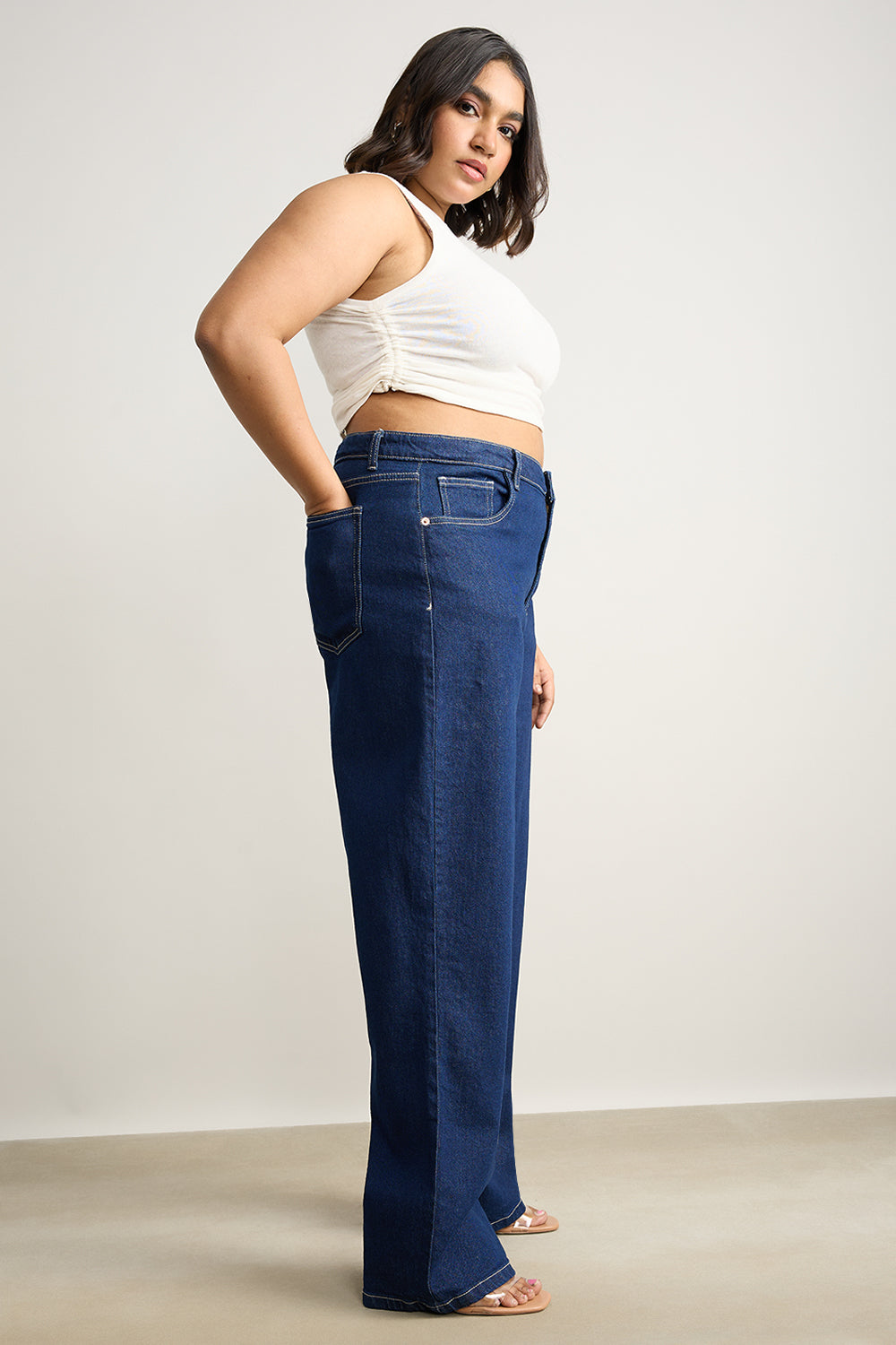 Curve Classic Blue Straight Jeans