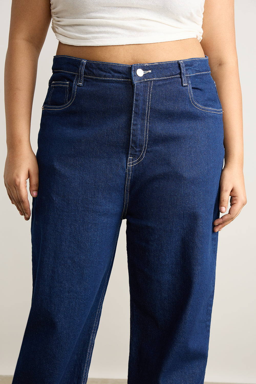 Curve Classic Blue Straight Jeans