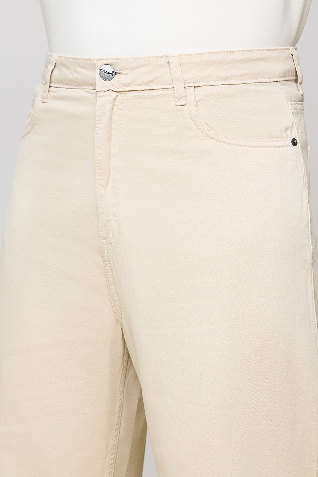 Ecru Men's Straight Jeans