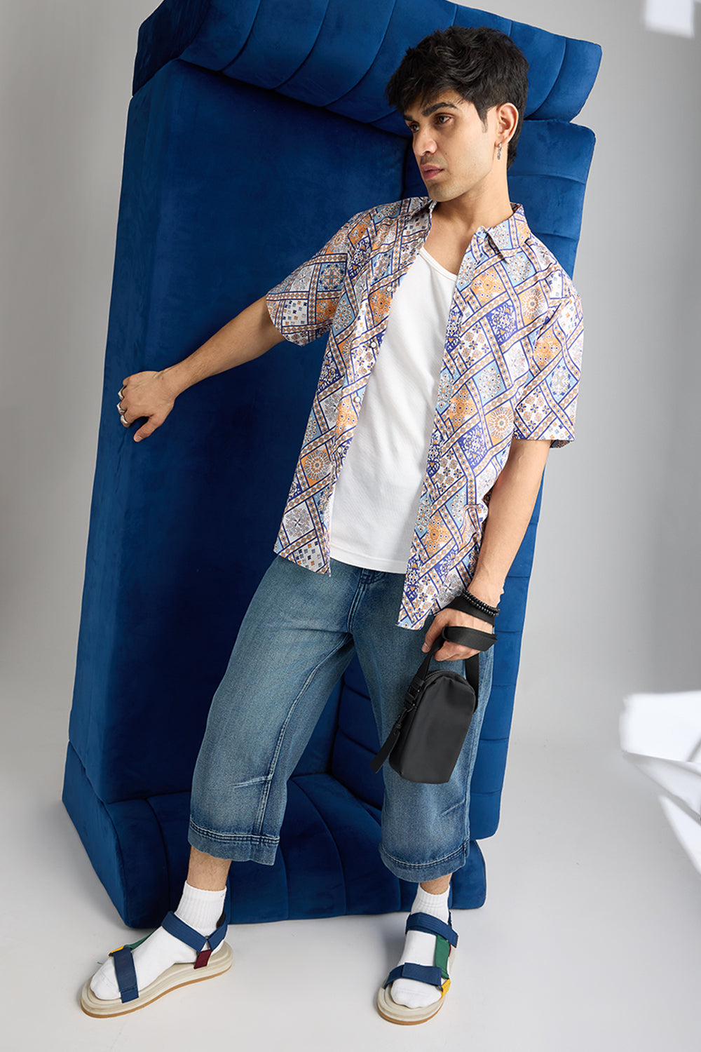 Indie Printed Men's Resort Shirt