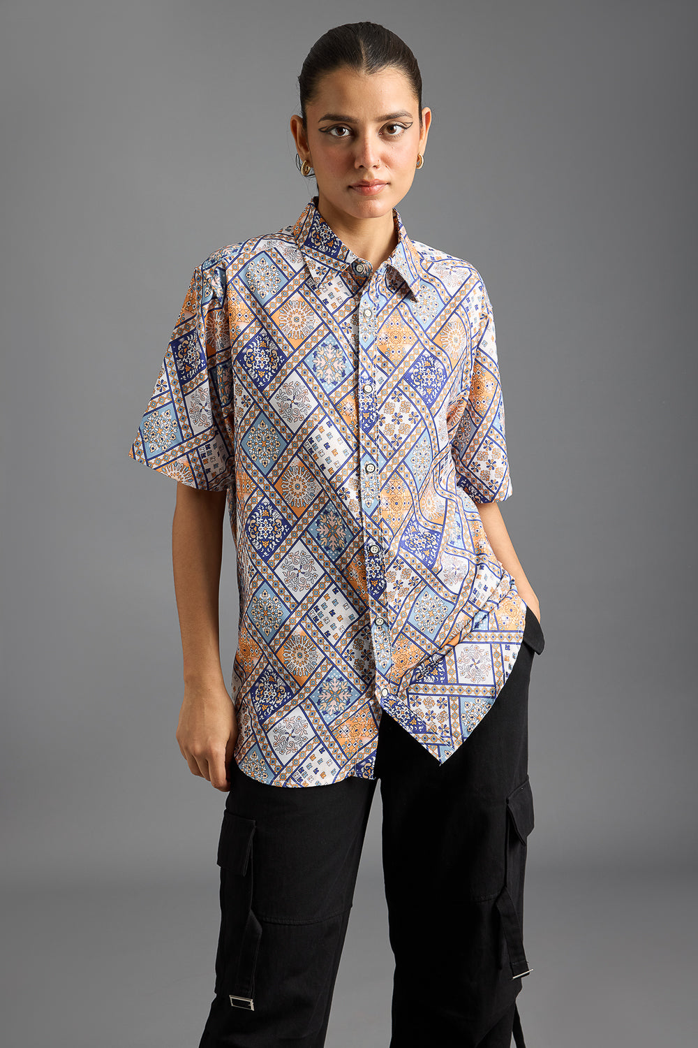 Indie Printed Women's Resort Shirt