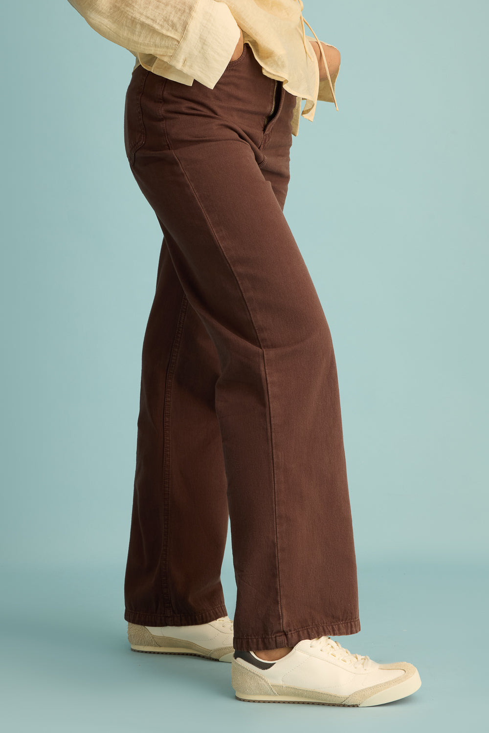 Rustic Brown Women's Straight Jeans