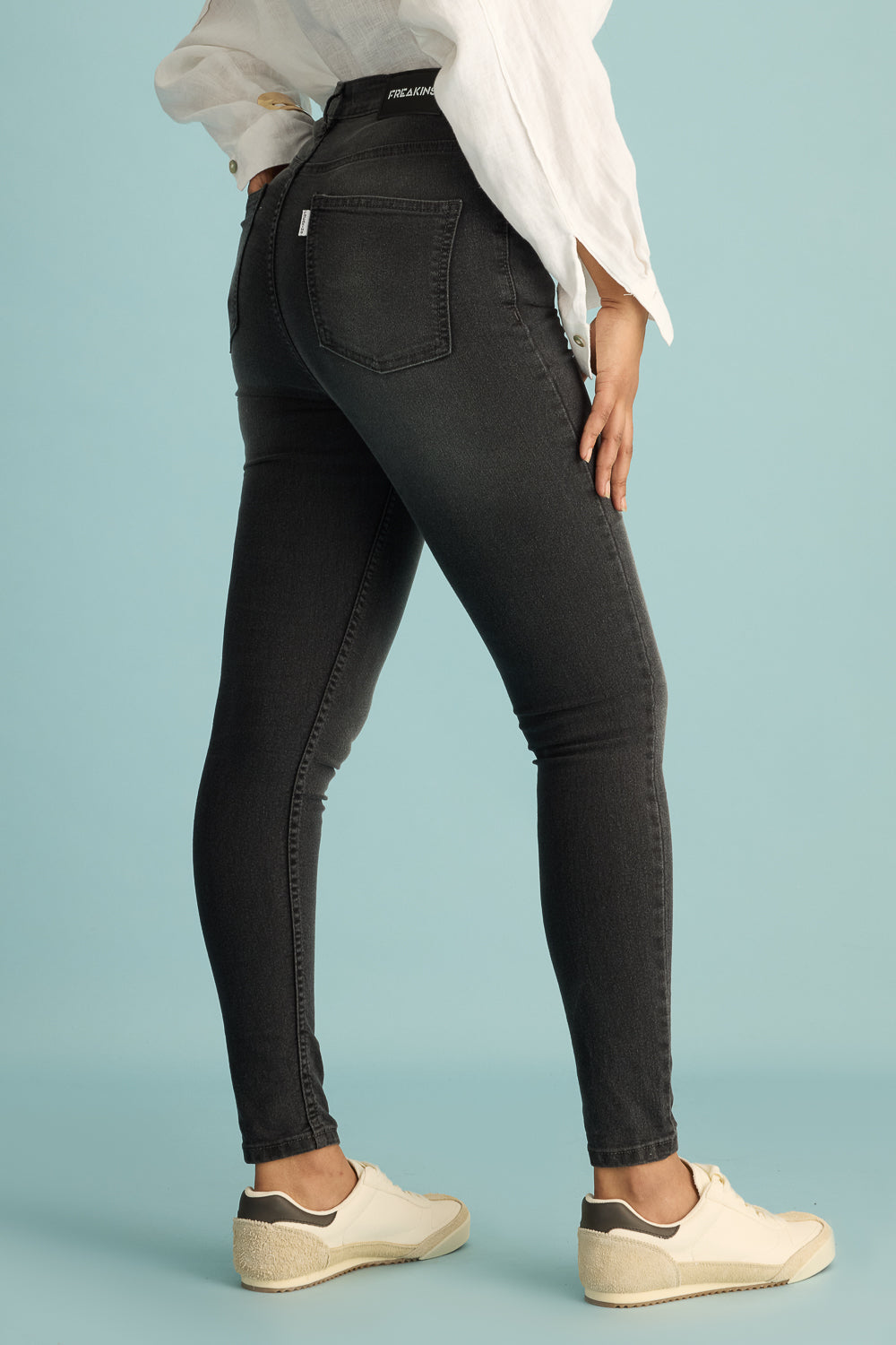Shadow Charcoal Women's Skinny Jeans