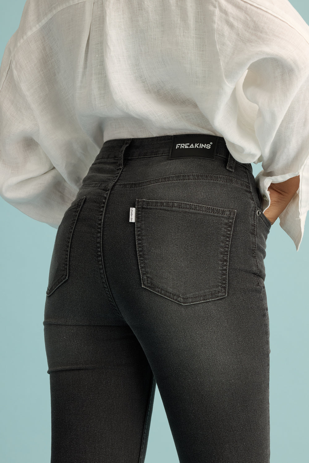 Shadow Charcoal Women's Skinny Jeans